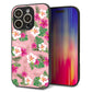 iPhone16 Pro 強化ガラス＆TPUスマホケース ガラプリ【SC882 ハワイアンアロハレトロ（ピンク）】