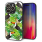 iPhone16 Pro 強化ガラス＆TPUスマホケース ガラプリ【SC894 ボタニカル トロピカルバード】