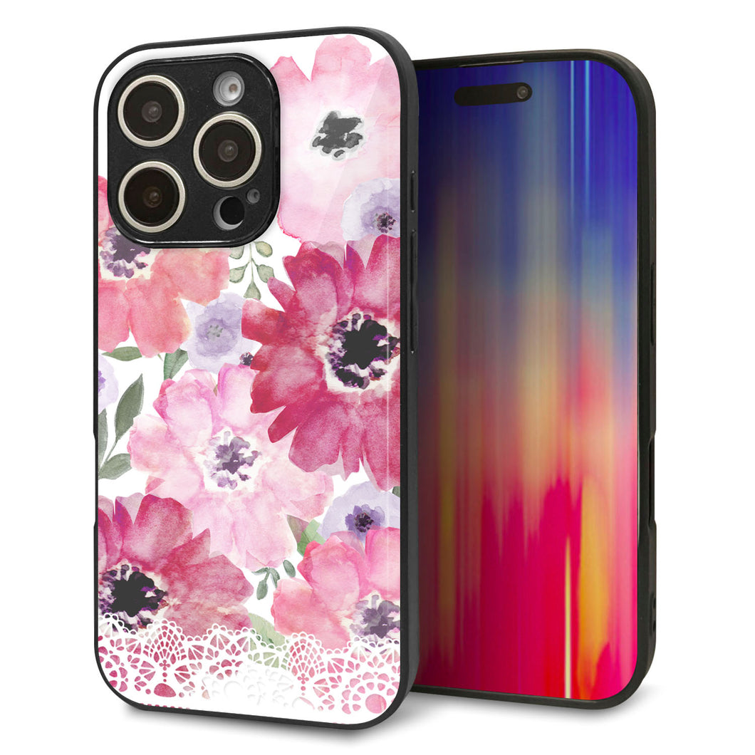 iPhone16 Pro 強化ガラス＆TPUスマホケース ガラプリ【SC943 ドゥ・パフューム１】