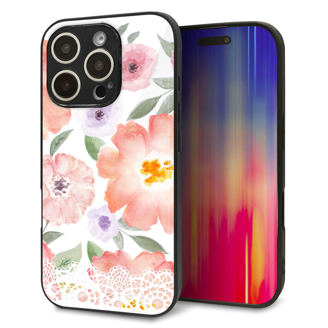 iPhone16 Pro 強化ガラス＆TPUスマホケース ガラプリ【SC944 ドゥ・パフューム２】