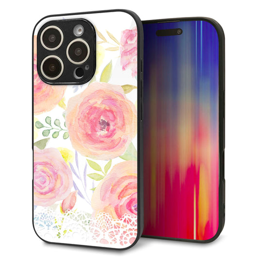iPhone16 Pro 強化ガラス＆TPUスマホケース ガラプリ【SC945 ドゥ・パフューム３】