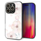 iPhone16 Pro 強化ガラス＆TPUスマホケース ガラプリ【SC948 ドゥ・フルール（ホワイト）】