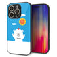 iPhone16 Pro 強化ガラス＆TPUスマホケース ガラプリ【TA017 夏くま】