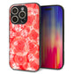 iPhone16 Pro 強化ガラス＆TPUスマホケース ガラプリ【VA816 ダイヤモンドとバラ】