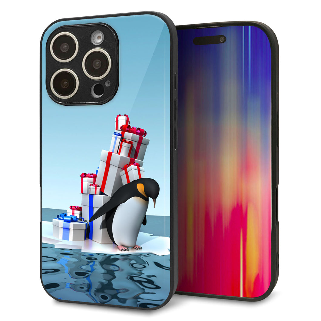 iPhone16 Pro 強化ガラス＆TPUスマホケース ガラプリ【XA805 人気者は辛い…】