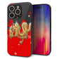 iPhone16 Pro 強化ガラス＆TPUスマホケース ガラプリ【YC901 和竜02】