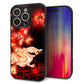 iPhone16 Pro 強化ガラス＆TPUスマホケース ガラプリ【YC909 赤竜02】