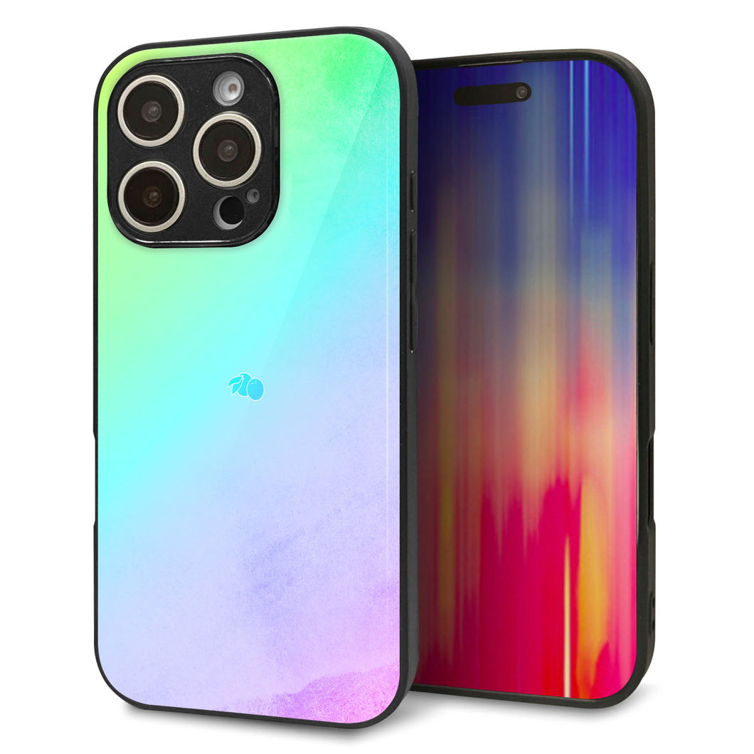 iPhone16 Pro 強化ガラス＆TPUスマホケース ガラプリ【YJ287 デザイン】