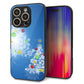 iPhone16 Pro 強化ガラス＆TPUスマホケース ガラプリ【YJ347 クリスマスツリー】