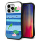 iPhone16 Pro スマホケース 「SEA Grip」 グリップケース Sライン 【HA280 カエルとオタマ】 UV印刷
