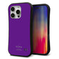 iPhone16 Pro スマホケース 「SEA Grip」 グリップケース Sライン 【KM909 ポップカラー(パープル)】 UV印刷