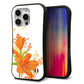 iPhone16 Pro スマホケース 「SEA Grip」 グリップケース Sライン 【SC848 ユリ（オレンジ）】 UV印刷