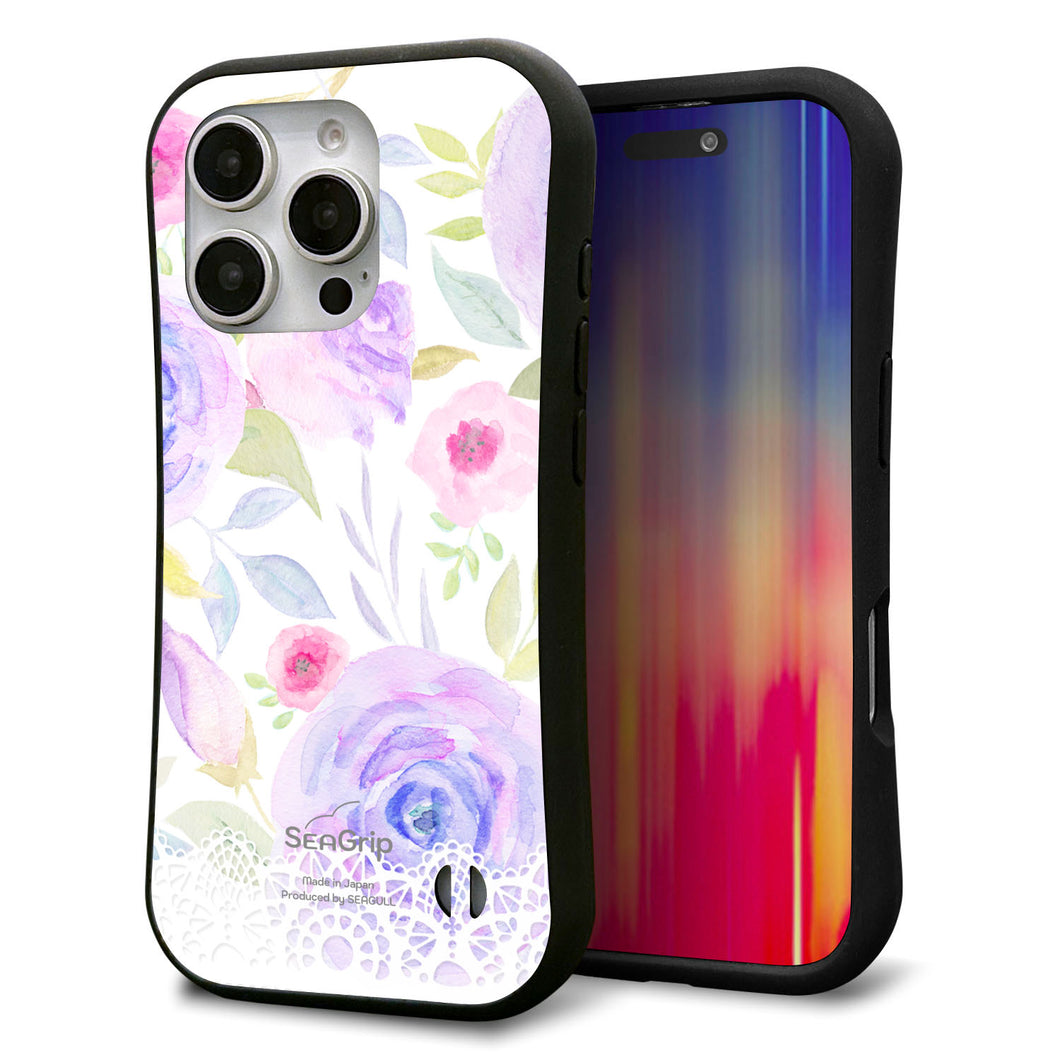 iPhone16 Pro スマホケース 「SEA Grip」 グリップケース Sライン 【SC946 ドゥ・パフューム４】 UV印刷