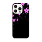iPhone16 Pro 高画質仕上げ 背面印刷 ハードケース 【019 桜クリスタル】