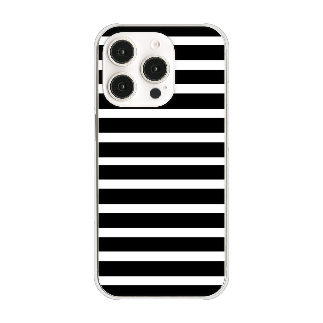 iPhone16 Pro 高画質仕上げ 背面印刷 ハードケースシンプルボーダー