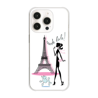 iPhone16 Pro 高画質仕上げ 背面印刷 ハードケースLOVE フランス