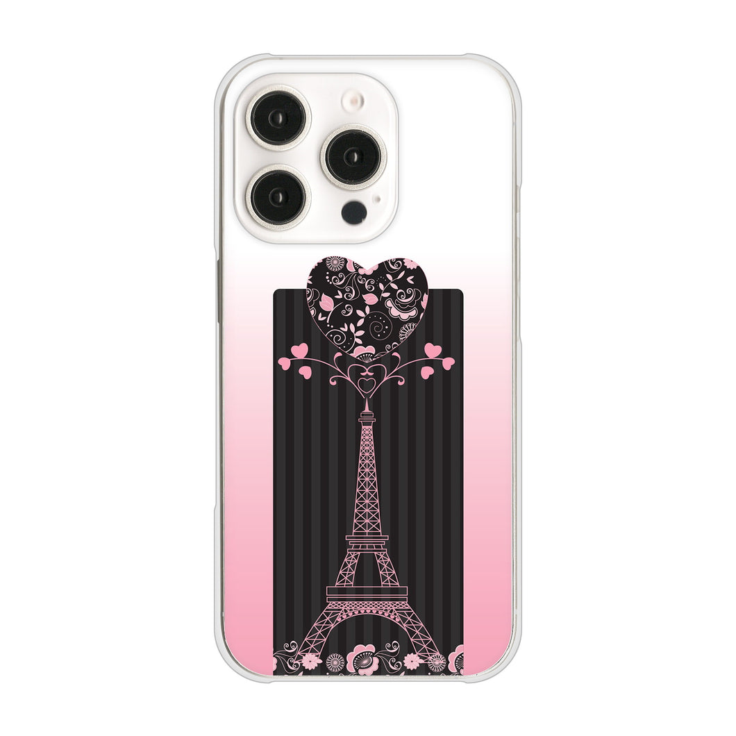 iPhone16 Pro 高画質仕上げ 背面印刷 ハードケースLOVE フランス