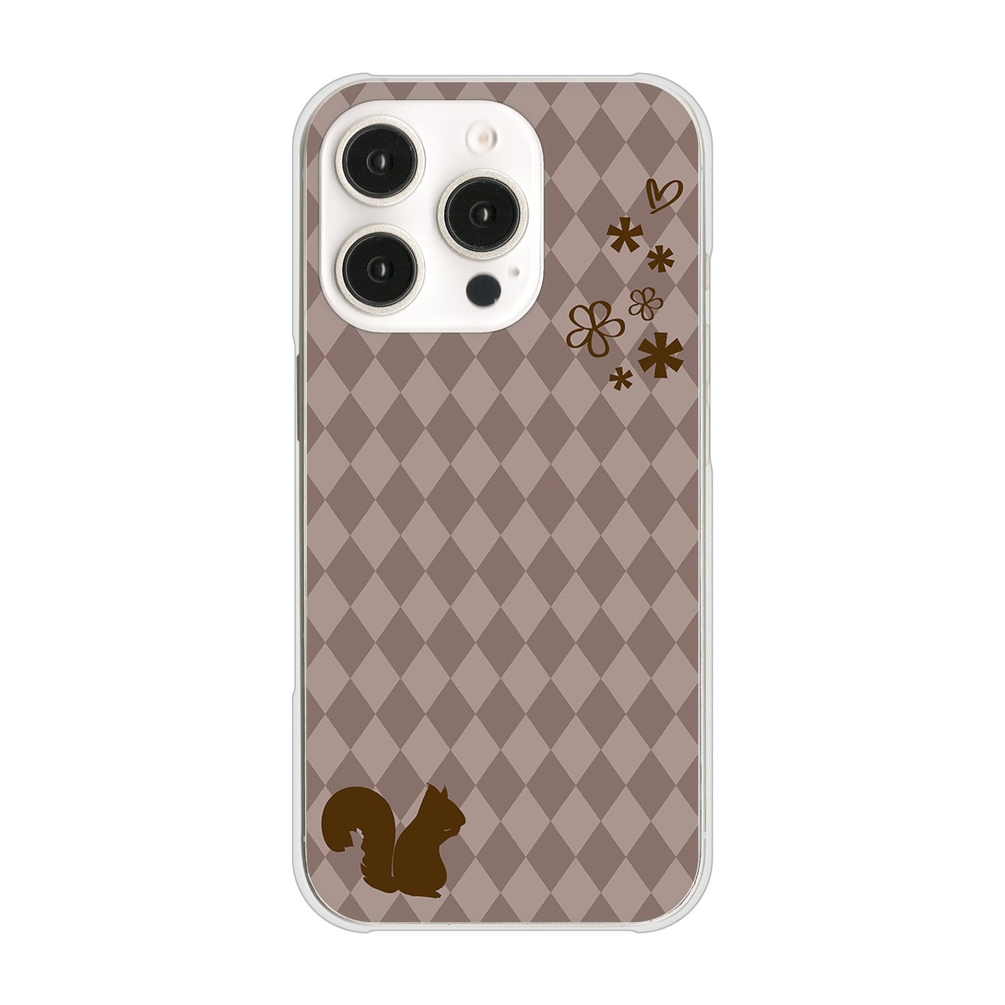 iPhone16 Pro 高画質仕上げ 背面印刷 ハードケース 【515 リス】