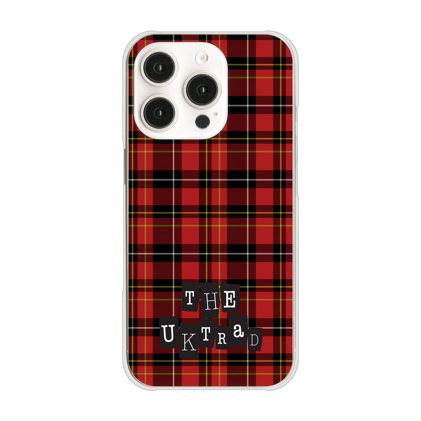 iPhone16 Pro 高画質仕上げ 背面印刷 ハードケース 【547 THEチェック】