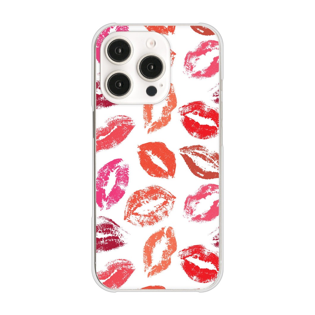 iPhone16 Pro 高画質仕上げ 背面印刷 ハードケース 【734 キスkissキス】