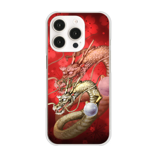 iPhone16 Pro 高画質仕上げ 背面印刷 ハードケース龍