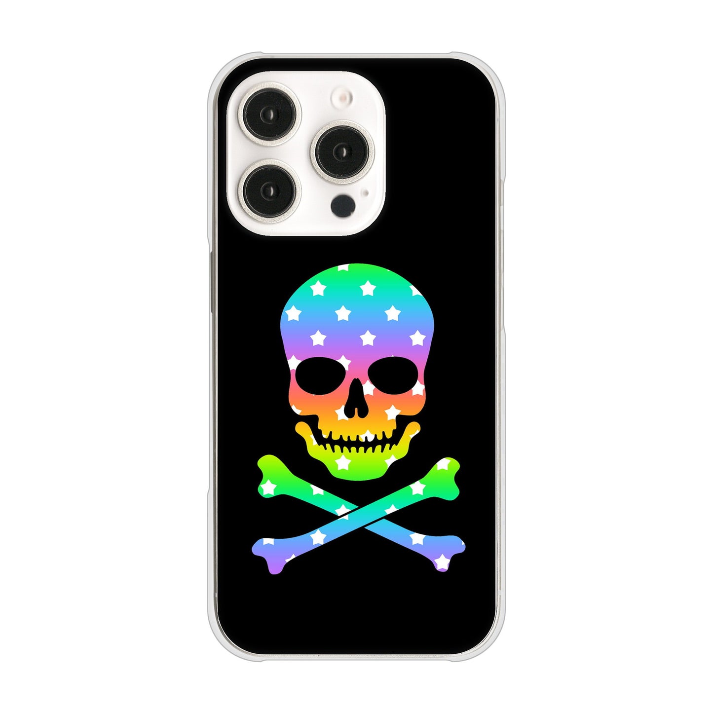 iPhone16 Pro 高画質仕上げ 背面印刷 ハードケースドクロフレーム