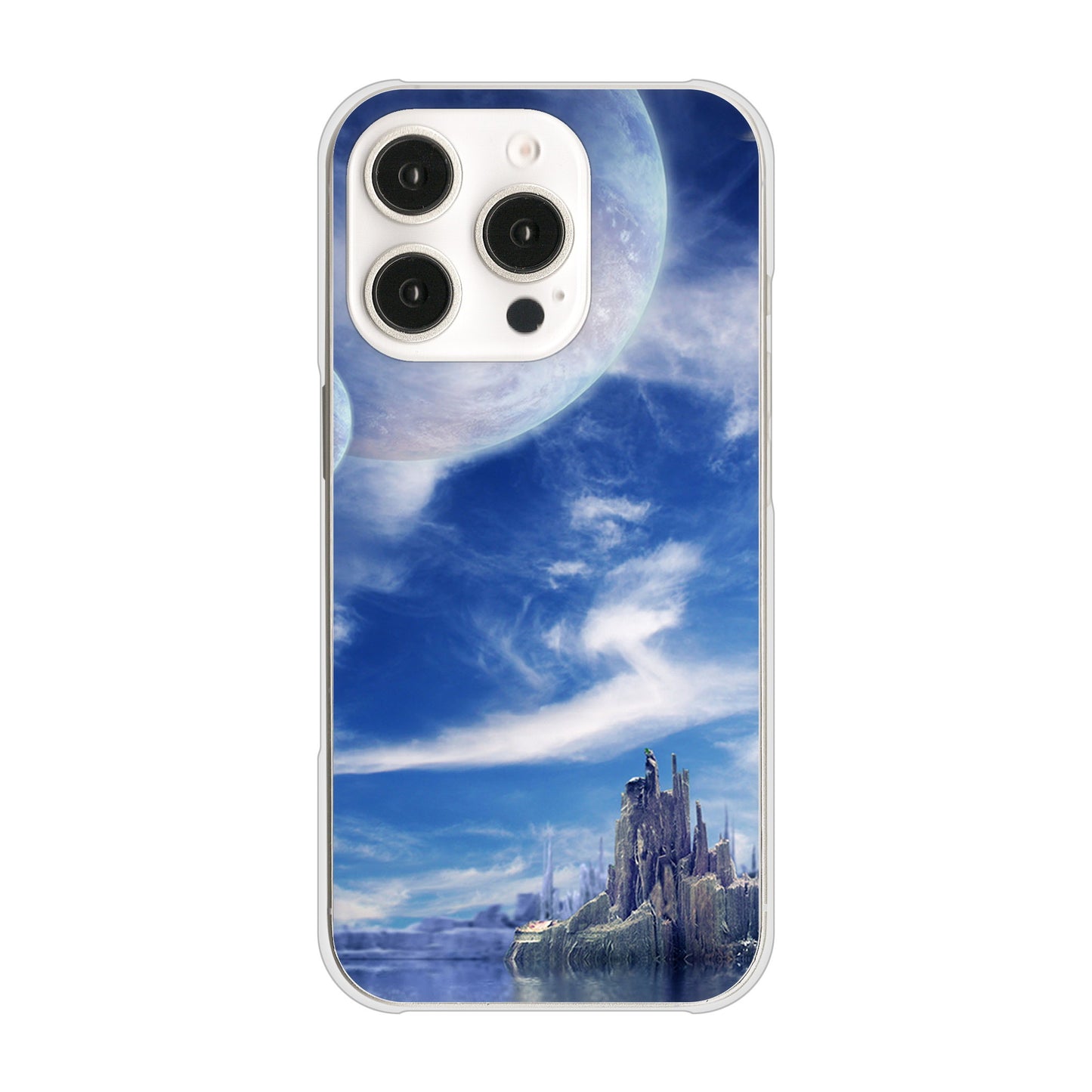 iPhone16 Pro 高画質仕上げ 背面印刷 ハードケース 【1270 広がる宇宙】