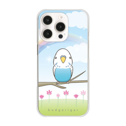 iPhone16 Pro 高画質仕上げ 背面印刷 ハードケースセキセイインコ