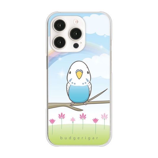 iPhone16 Pro 高画質仕上げ 背面印刷 ハードケースセキセイインコ