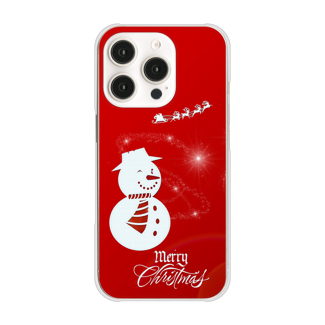 iPhone16 Pro 高画質仕上げ 背面印刷 ハードケースクリスマス