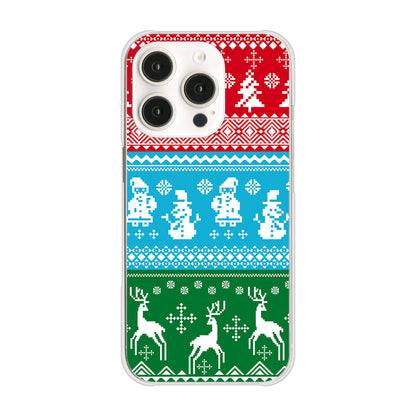 iPhone16 Pro 高画質仕上げ 背面印刷 ハードケースクリスマス