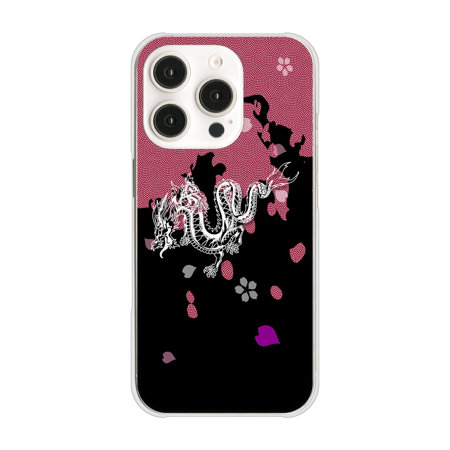 iPhone16 Pro 高画質仕上げ 背面印刷 ハードケース和竜