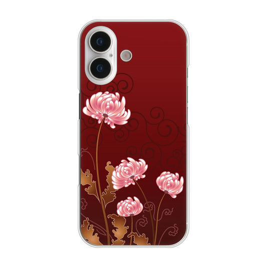 iPhone 17 高画質仕上げ 背面印刷 ハードケース 【375 優美な菊】