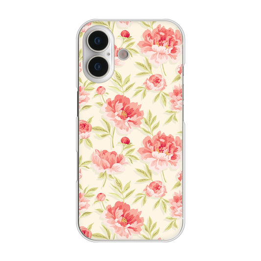 iPhone 17 高画質仕上げ 背面印刷 ハードケース北欧の小花