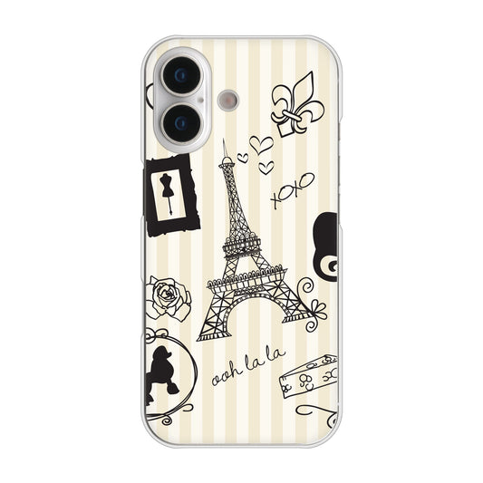 iPhone 17 高画質仕上げ 背面印刷 ハードケースLOVE フランス