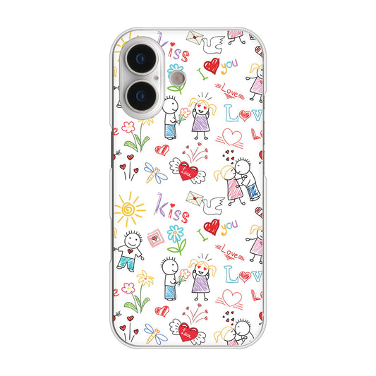 iPhone 17 高画質仕上げ 背面印刷 ハードケースカップル＆ファミリー