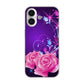 iPhone17 高画質仕上げ 背面印刷 ハードケースロマンチックなバラ