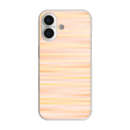 iPhone 17 高画質仕上げ 背面印刷 ハードケースグラデーションボーダー