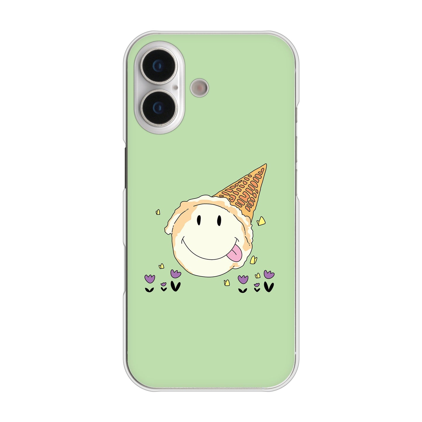 iPhone 17 高画質仕上げ 背面印刷 ハードケーススイーツイラスト