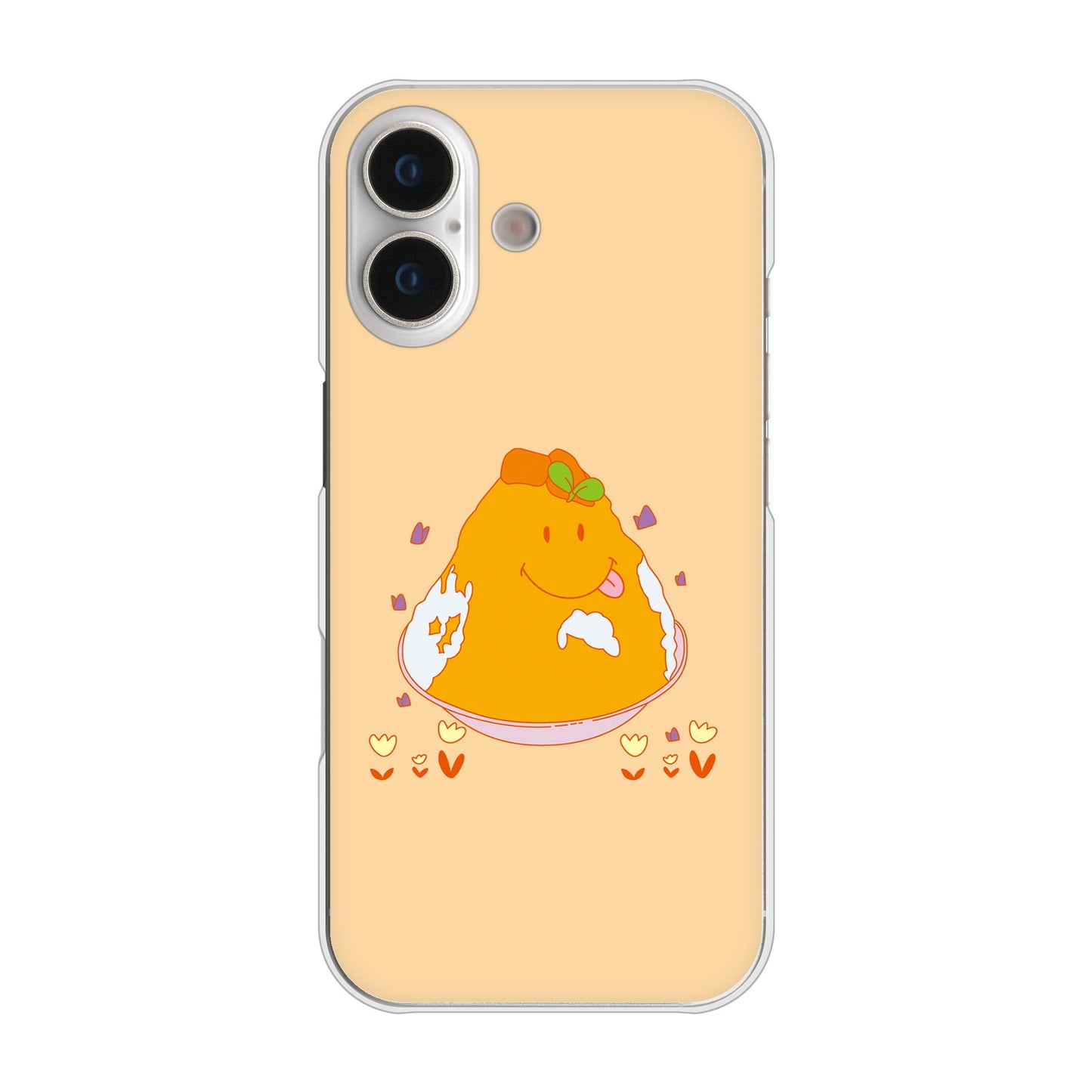 iPhone 17 高画質仕上げ 背面印刷 ハードケーススイーツイラスト