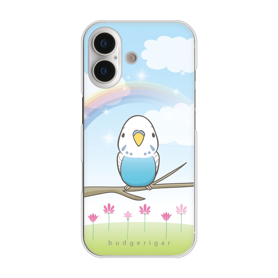 iPhone 17 高画質仕上げ 背面印刷 ハードケースセキセイインコ