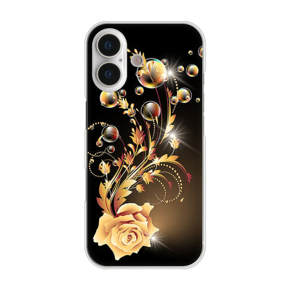 iPhone17 高画質仕上げ 背面印刷 ハードケースロマンチックなバラ