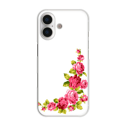 iPhone17 高画質仕上げ 背面印刷 ハードケースロマンチックなバラ