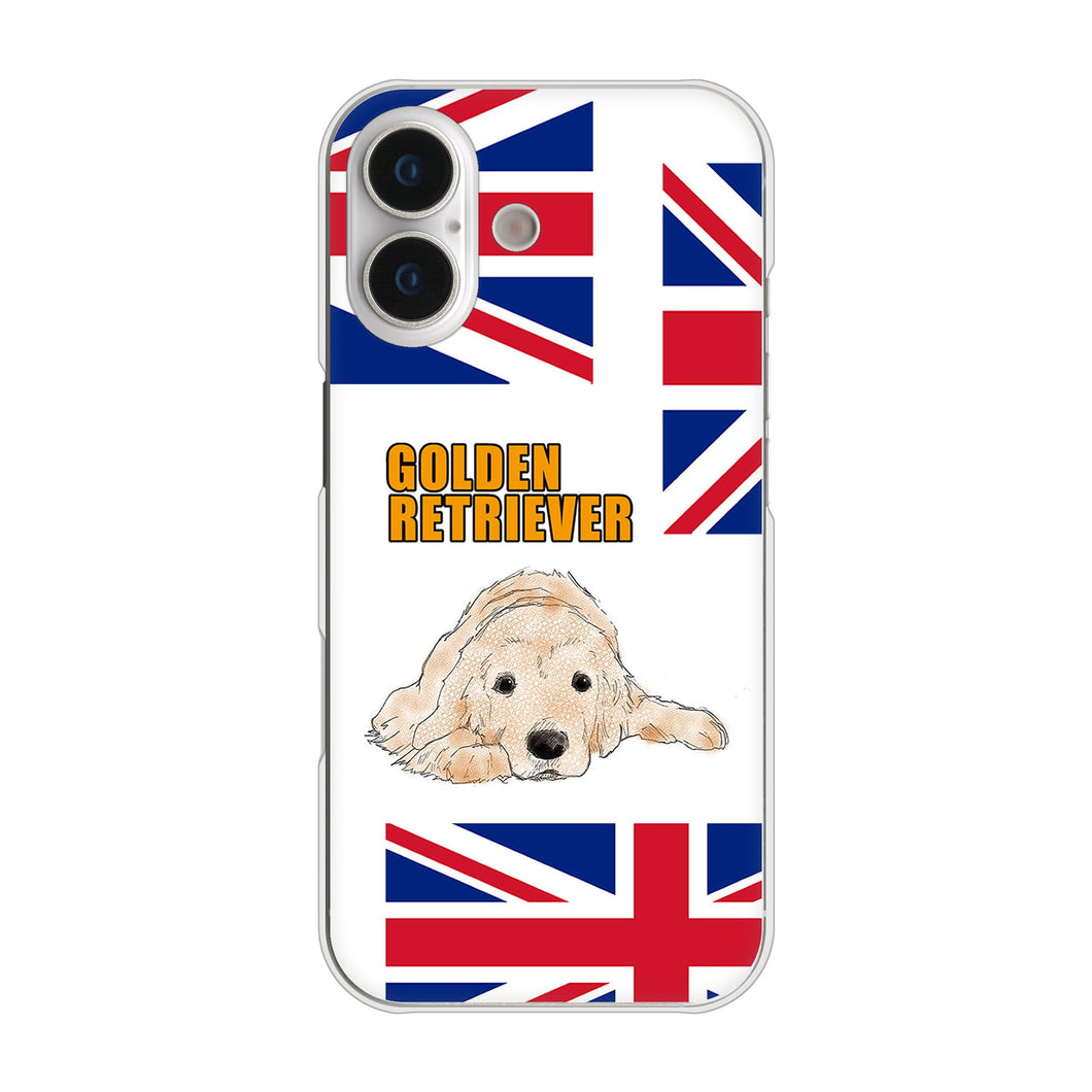 iPhone17 高画質仕上げ 背面印刷 ハードケースゴールデンレトリバー
