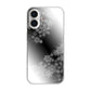 iPhone 17 高画質仕上げ 背面印刷 ハードケース 【YJ340 モノトーン 雪の結晶 】