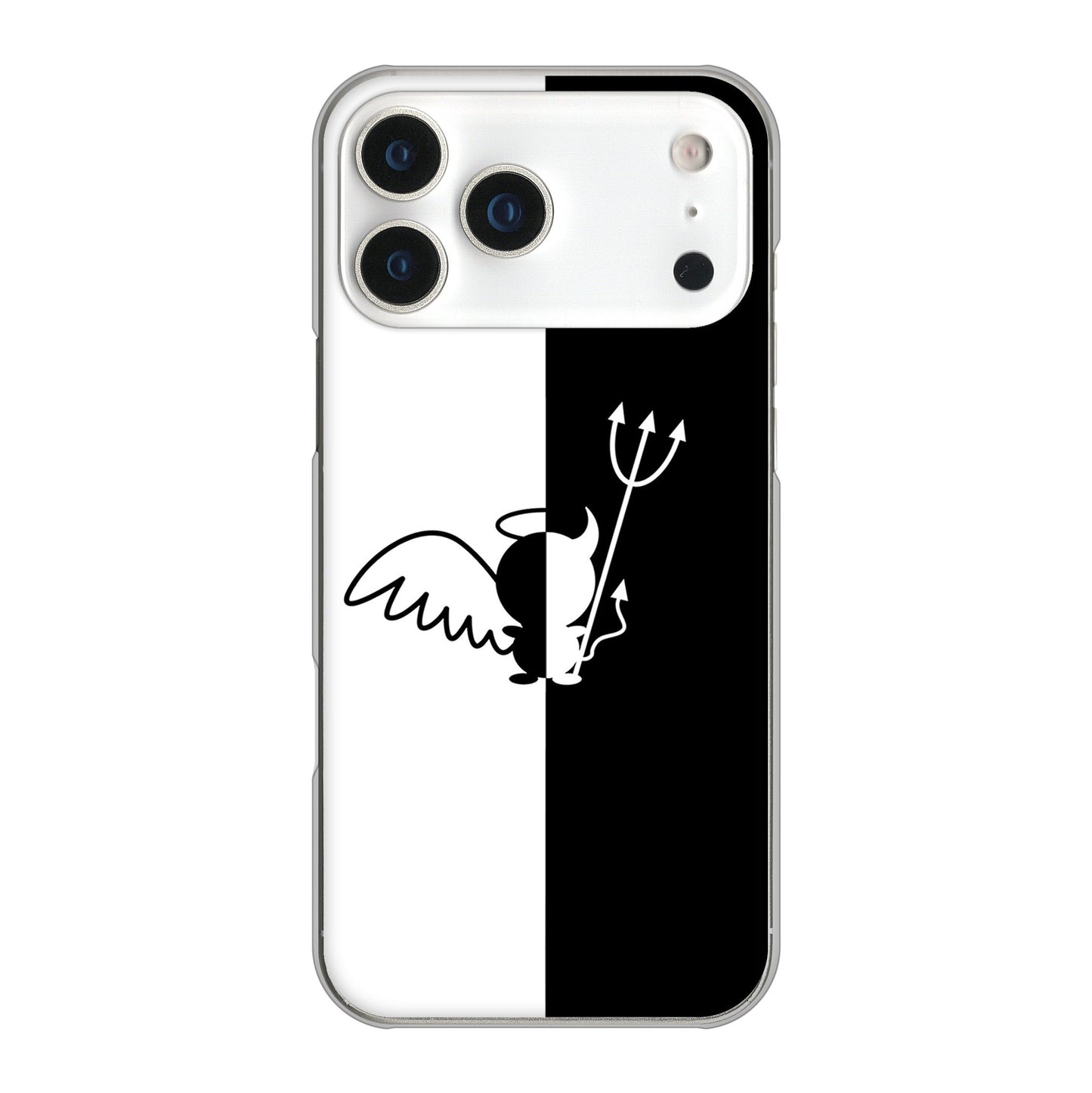 iPhone 17 Pro Max 高画質仕上げ 背面印刷 ハードケース 【027 ハーフデビット】