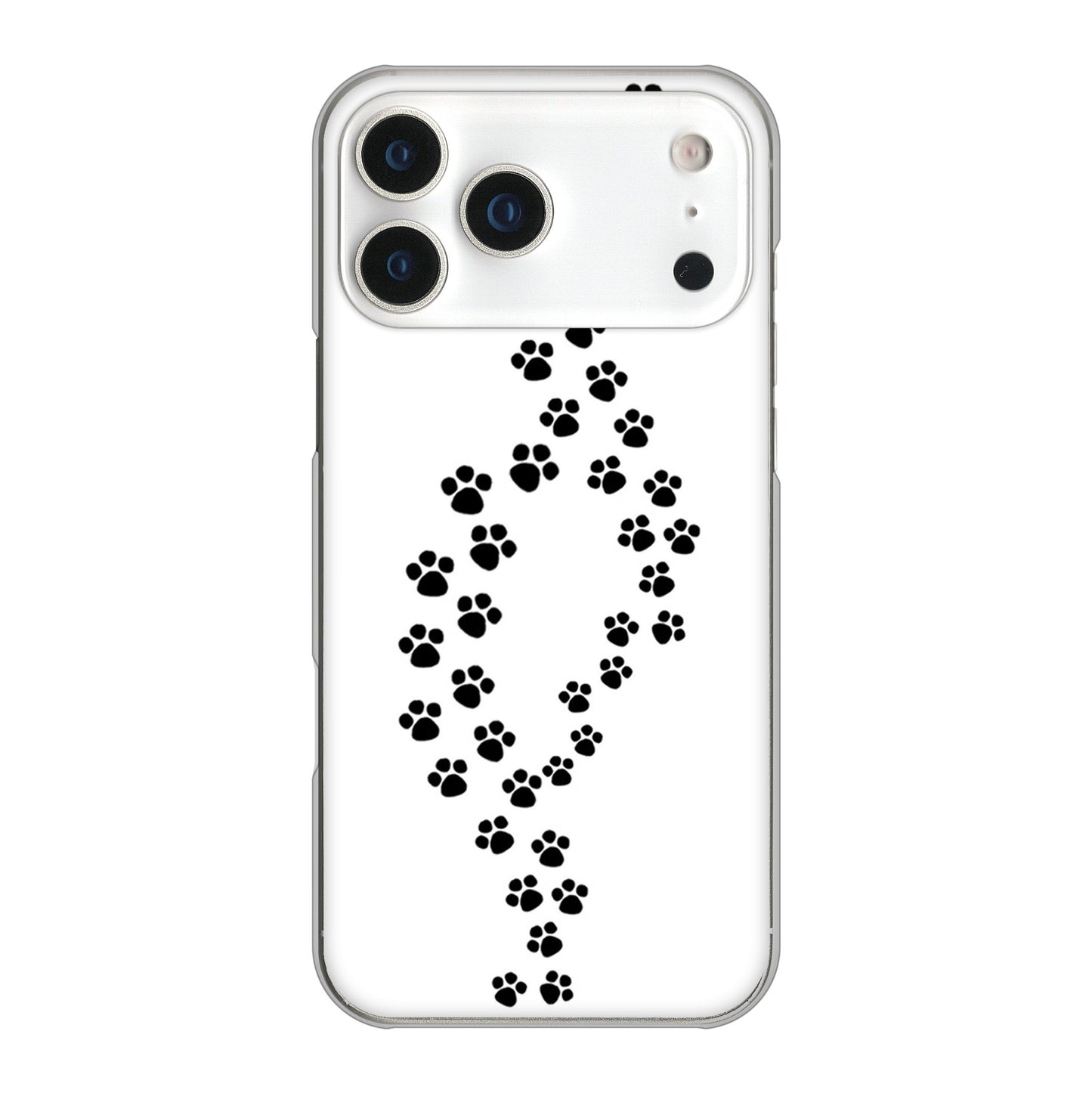 iPhone 17 Pro Max 高画質仕上げ 背面印刷 ハードケース 【066 あしあと】