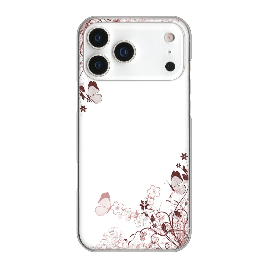 iPhone 17 Pro Max 高画質仕上げ 背面印刷 ハードケースバタフライ