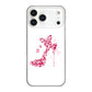 iPhone 17 Pro Max 高画質仕上げ 背面印刷 ハードケース 【387 薔薇のハイヒール】