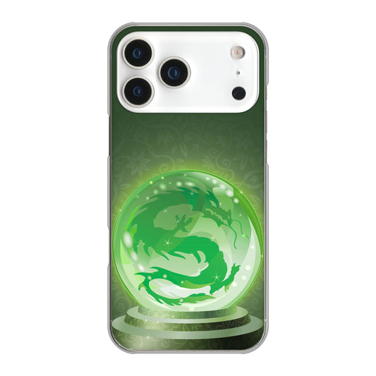 iPhone 17 Pro Max 高画質仕上げ 背面印刷 ハードケース 【439 水晶に浮かぶ龍】